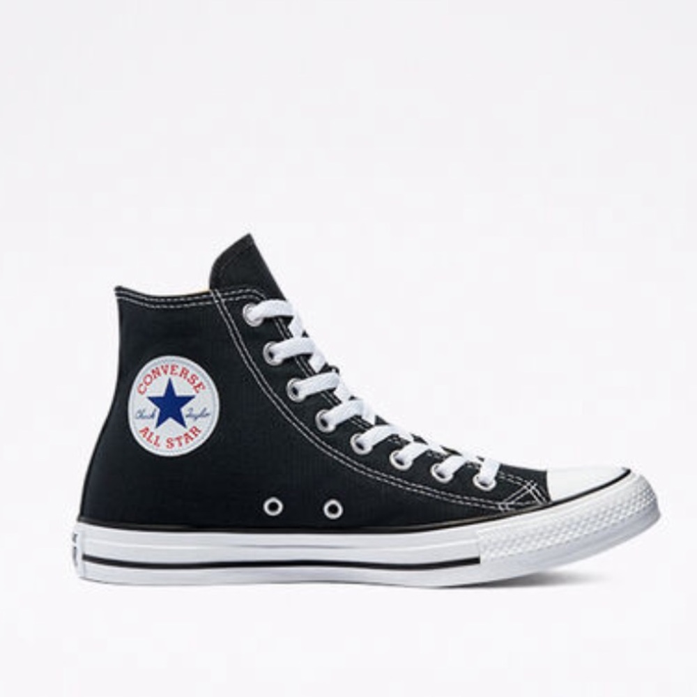 black high top converse shoes!!